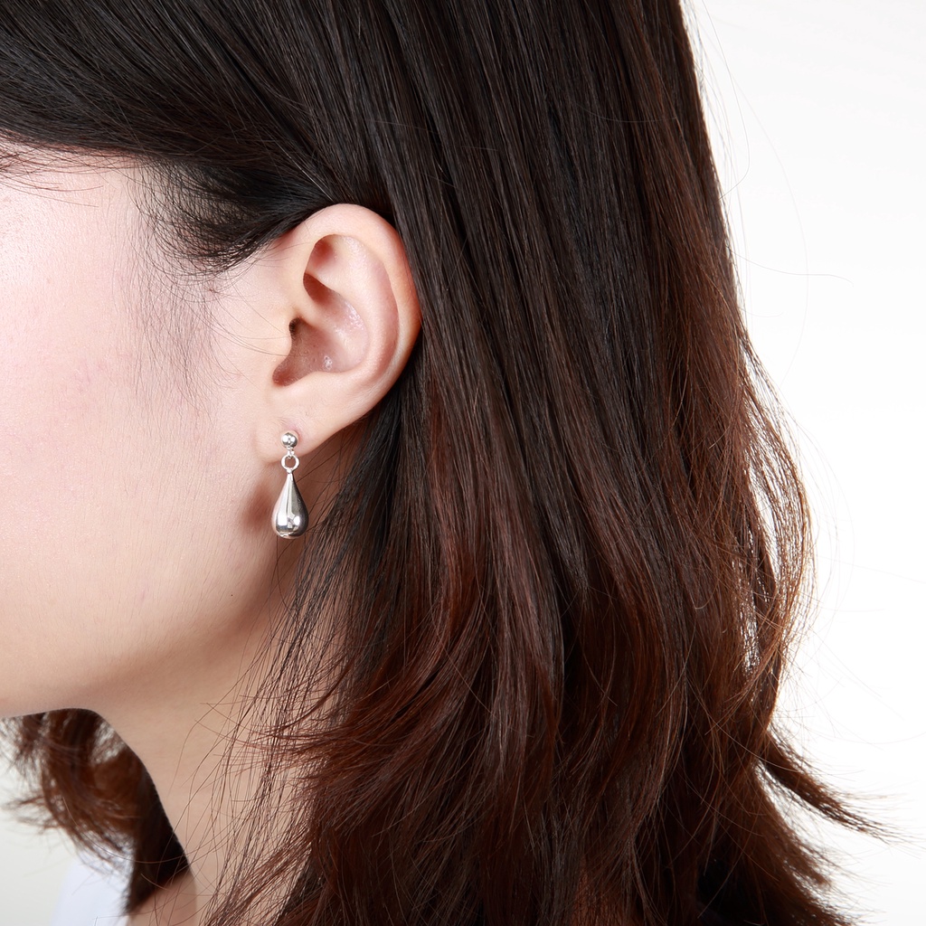 【Angel & Me】Waterdrop Teardrop s925 sterling silver earrings birthday gift, , large