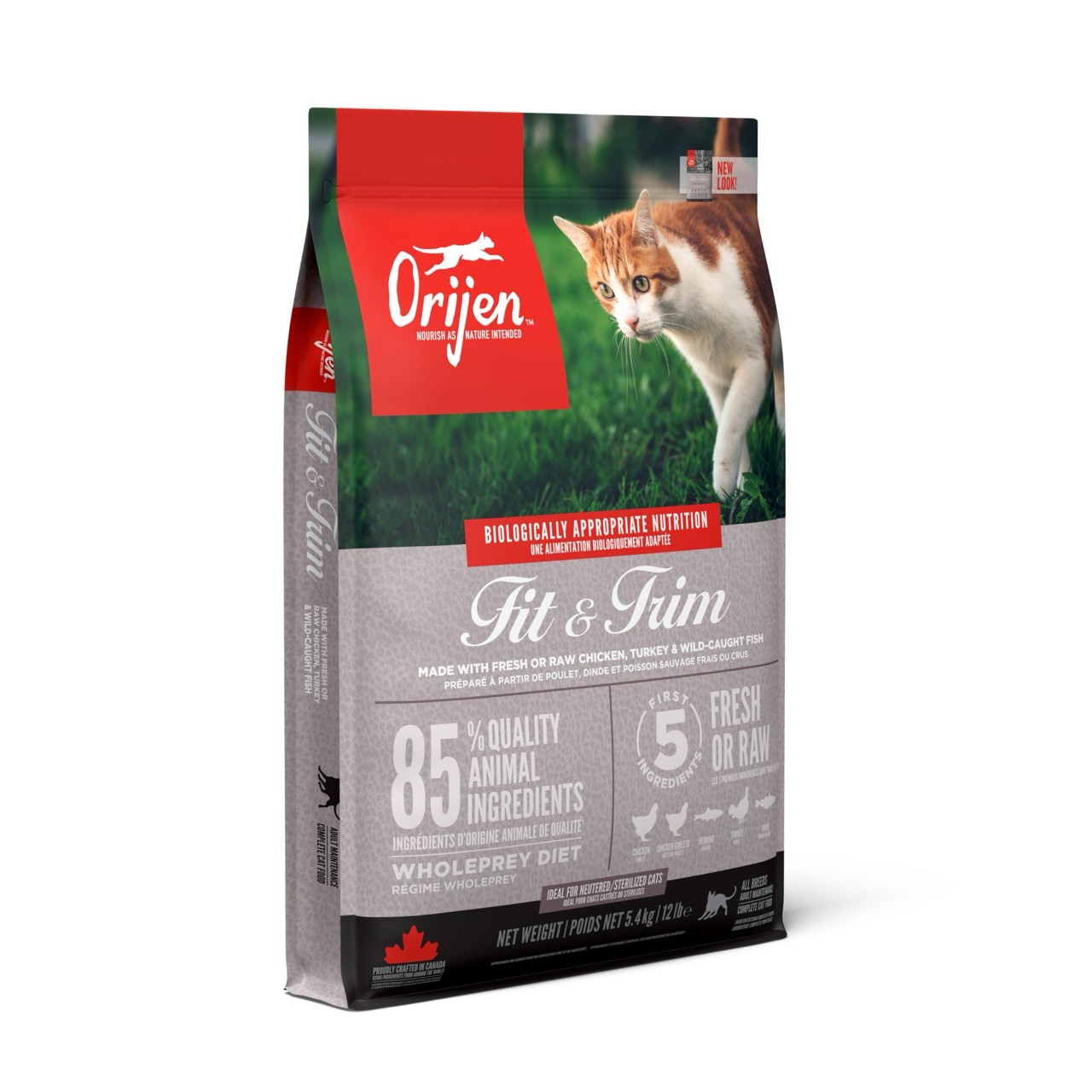【Orijen 歐睿健】無穀貓飼料5.4Kg-鮮雞室內貓, , large