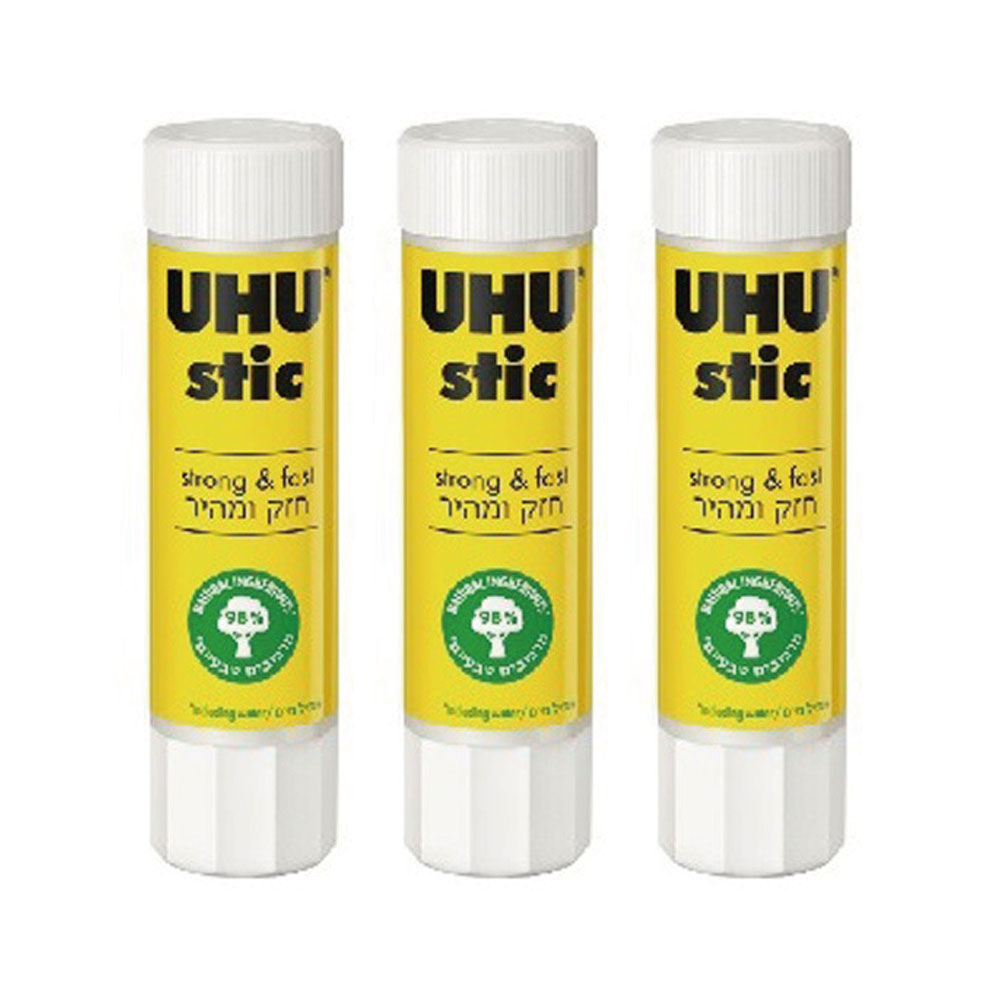 【德國 UHU】口紅膠 小 8.2g 無毒性 3支 /組 UHU-002(德國製), , large