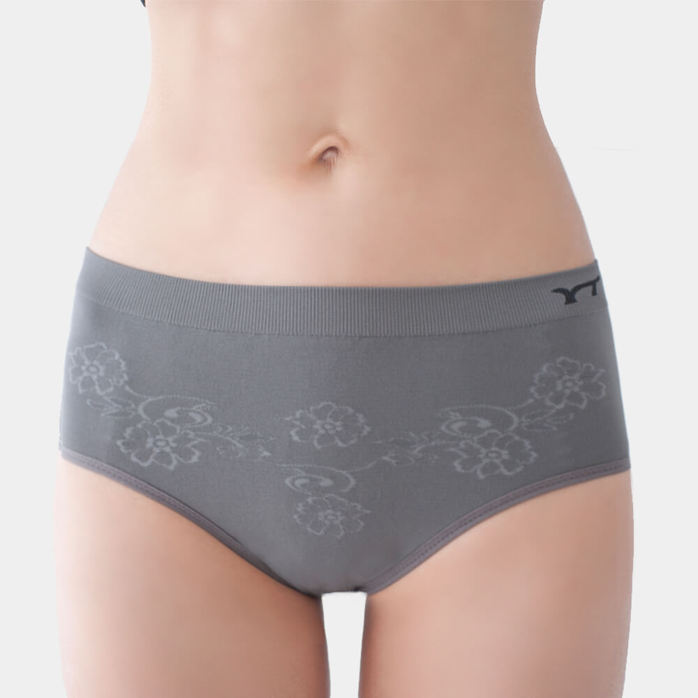 Women&rsquo;s High-Waisted Seamless Bamboo Charcoal Underwear, , large