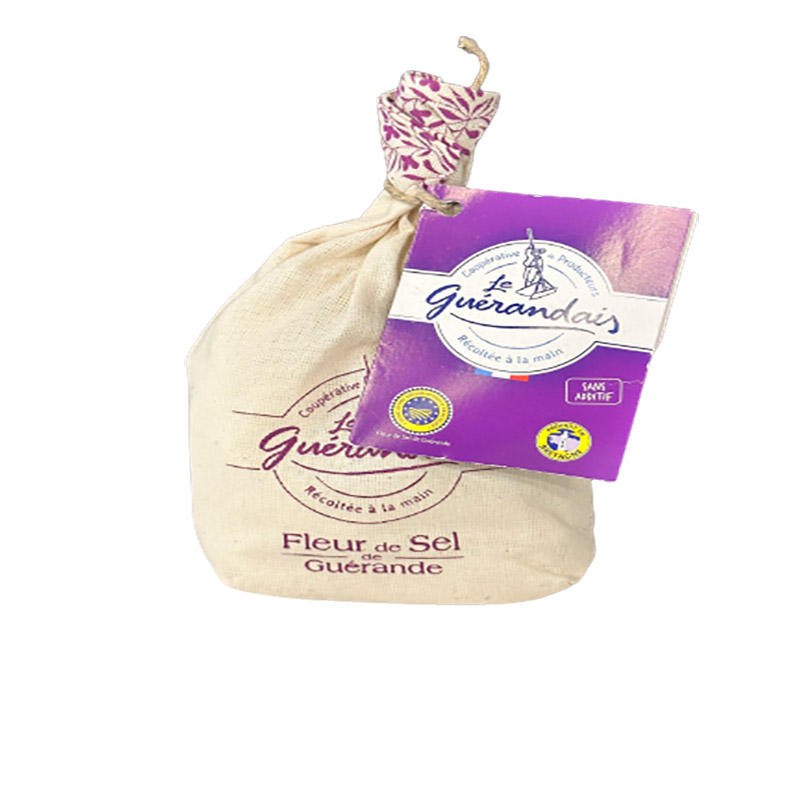 FLEUR DE SEL 250G LINEN BAG, , large