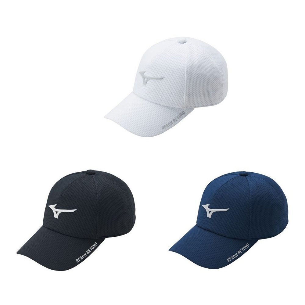 MIZUNO MIZUNO運動帽 LOGO刺繡 透氣 輕量 速乾 32TWB102 【樂買網】, , large
