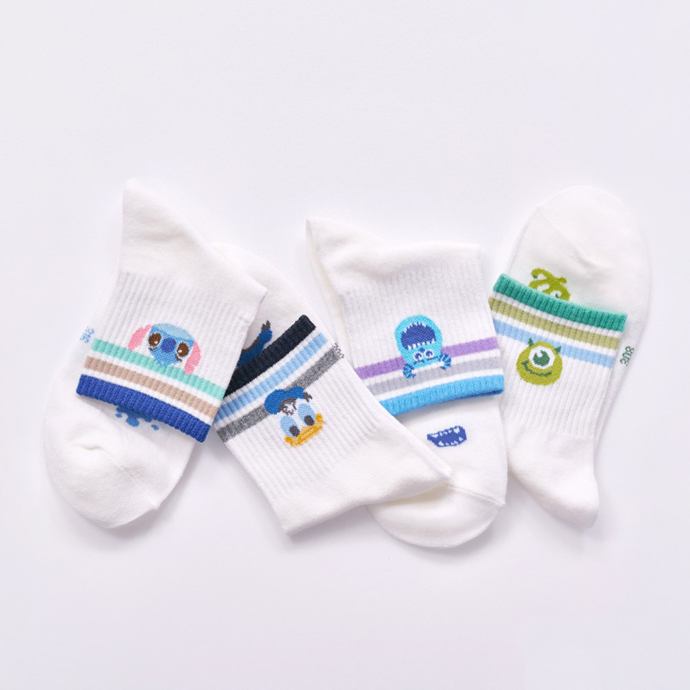 (多款)Disney 迪士尼趣味系列中統襪【旺達棉品】DS-A302, , large
