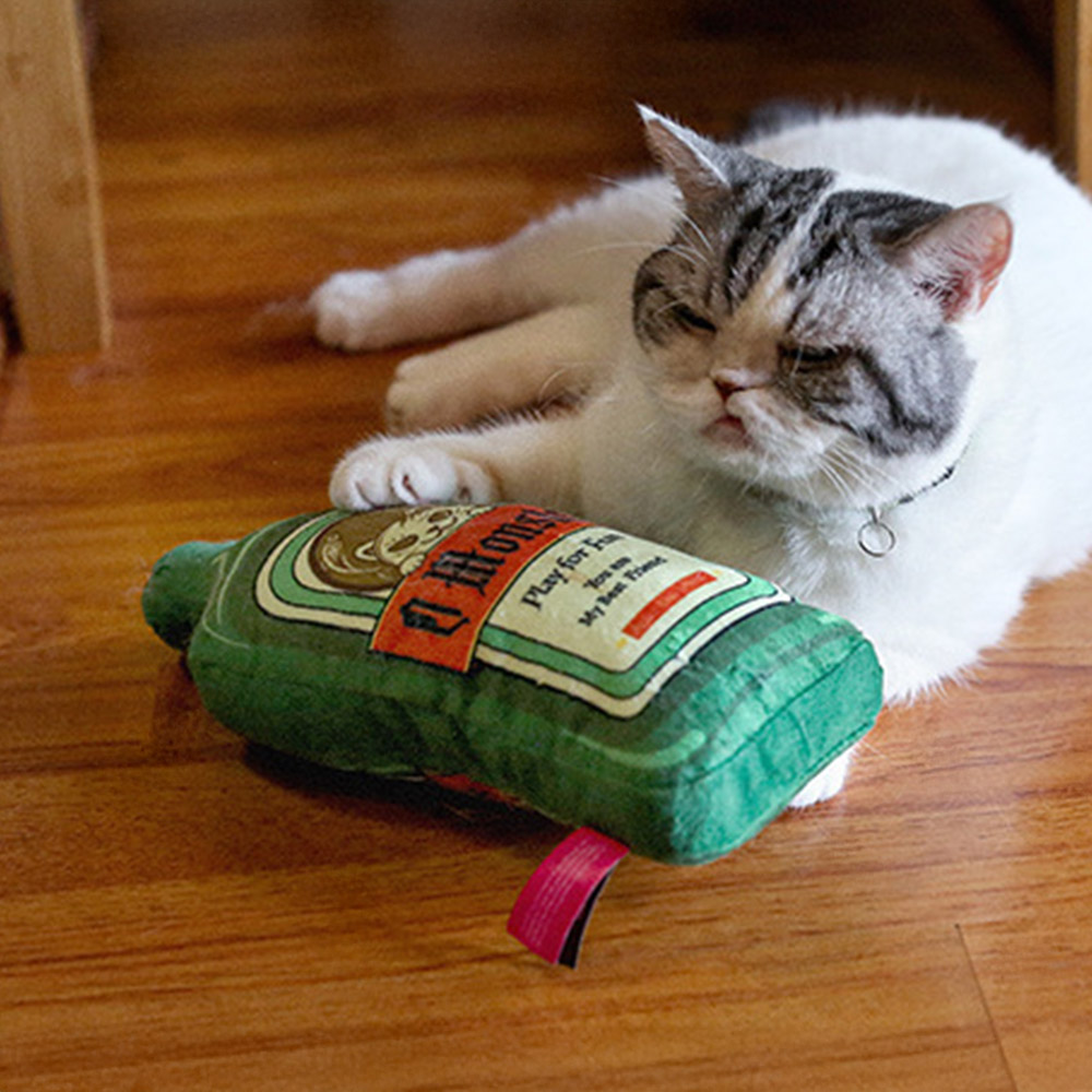 Catnip Bottle Toy, , large