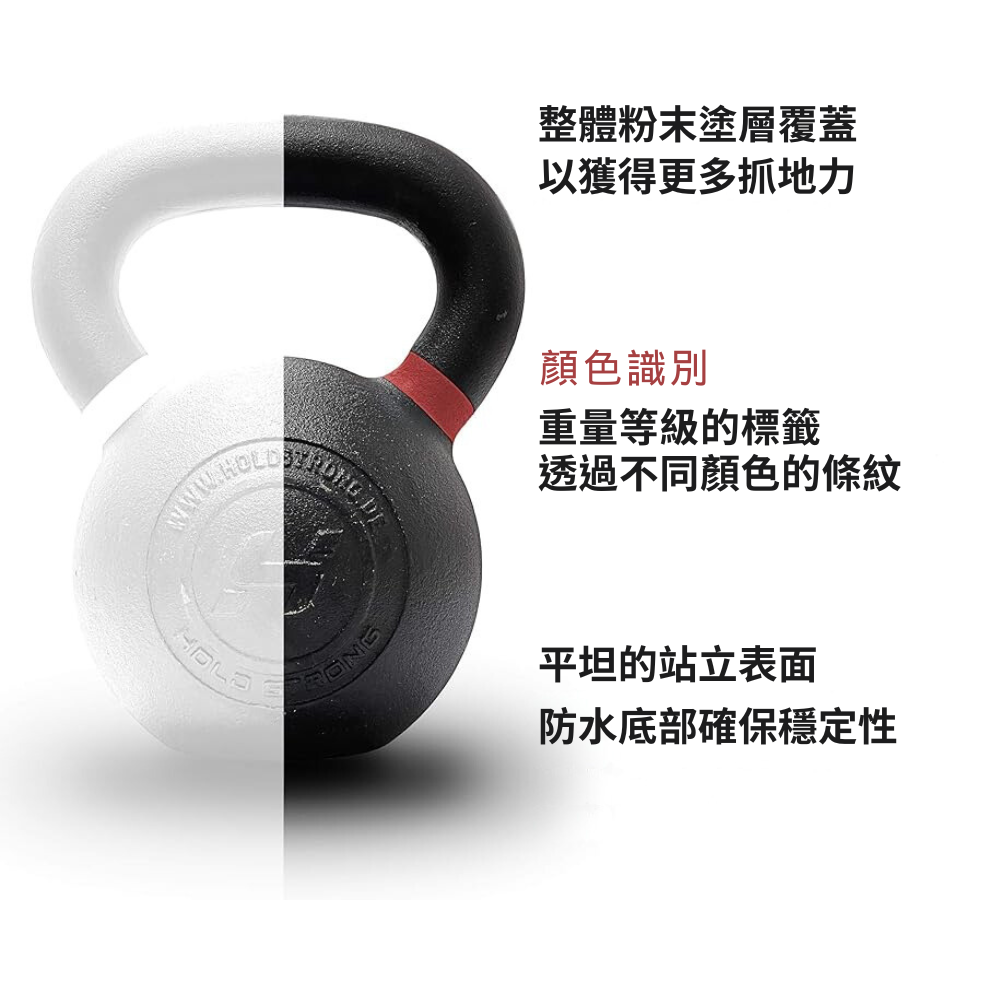 [HOLD STRONG] Iron Kettlebell 8kg, , large