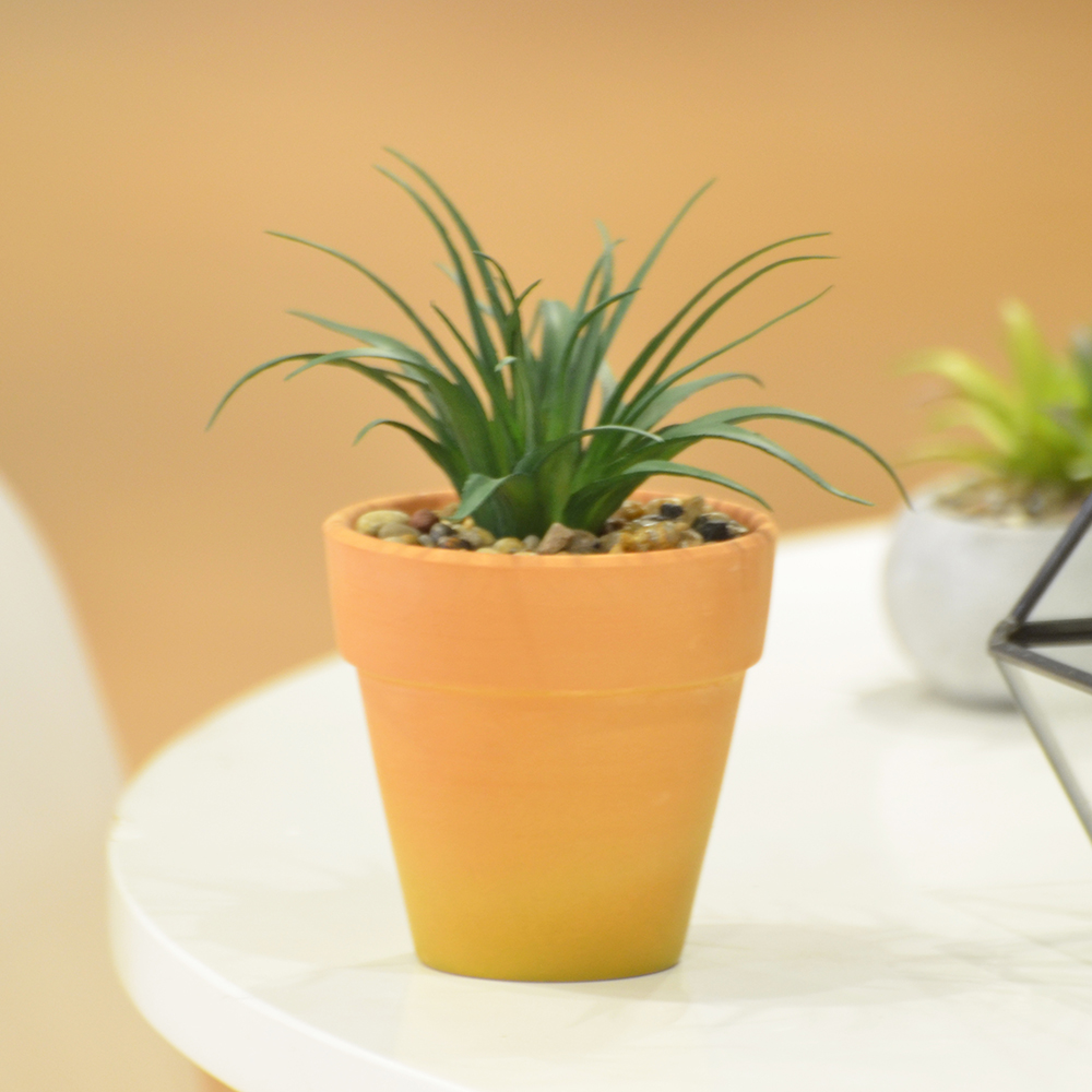 【YU Living】迷你人造陶盆植物四件組 仿真人造植物盆栽, , large