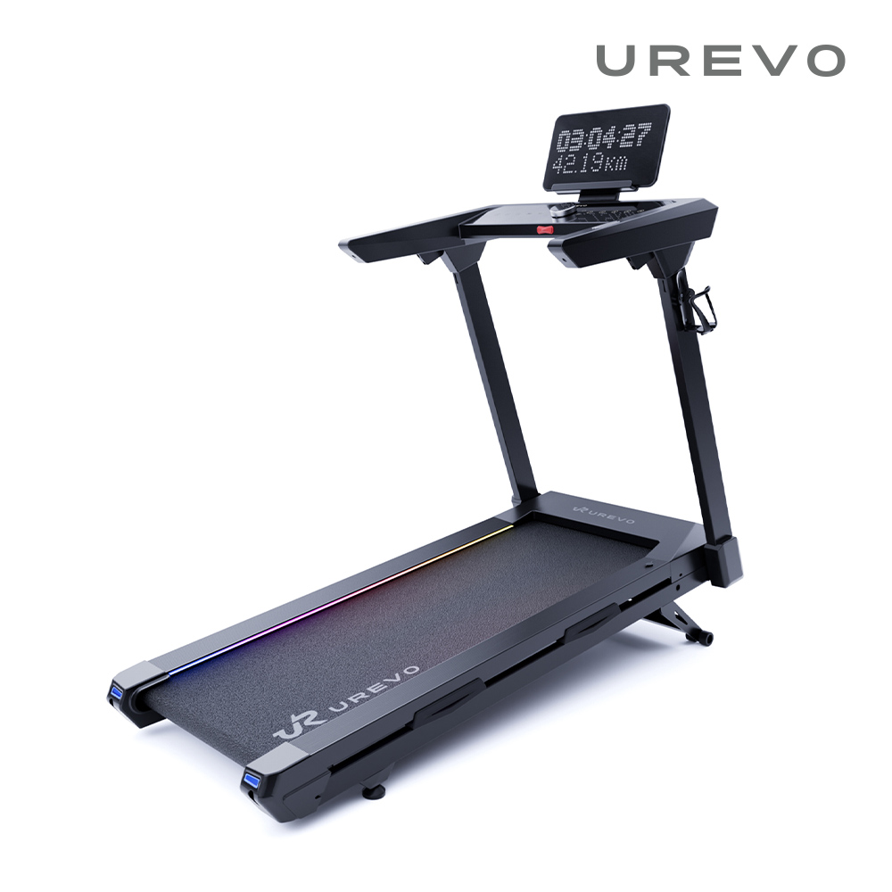 【UREVO】URTM044 CyberMega Smart 大字幕馬拉松跑步機, , large