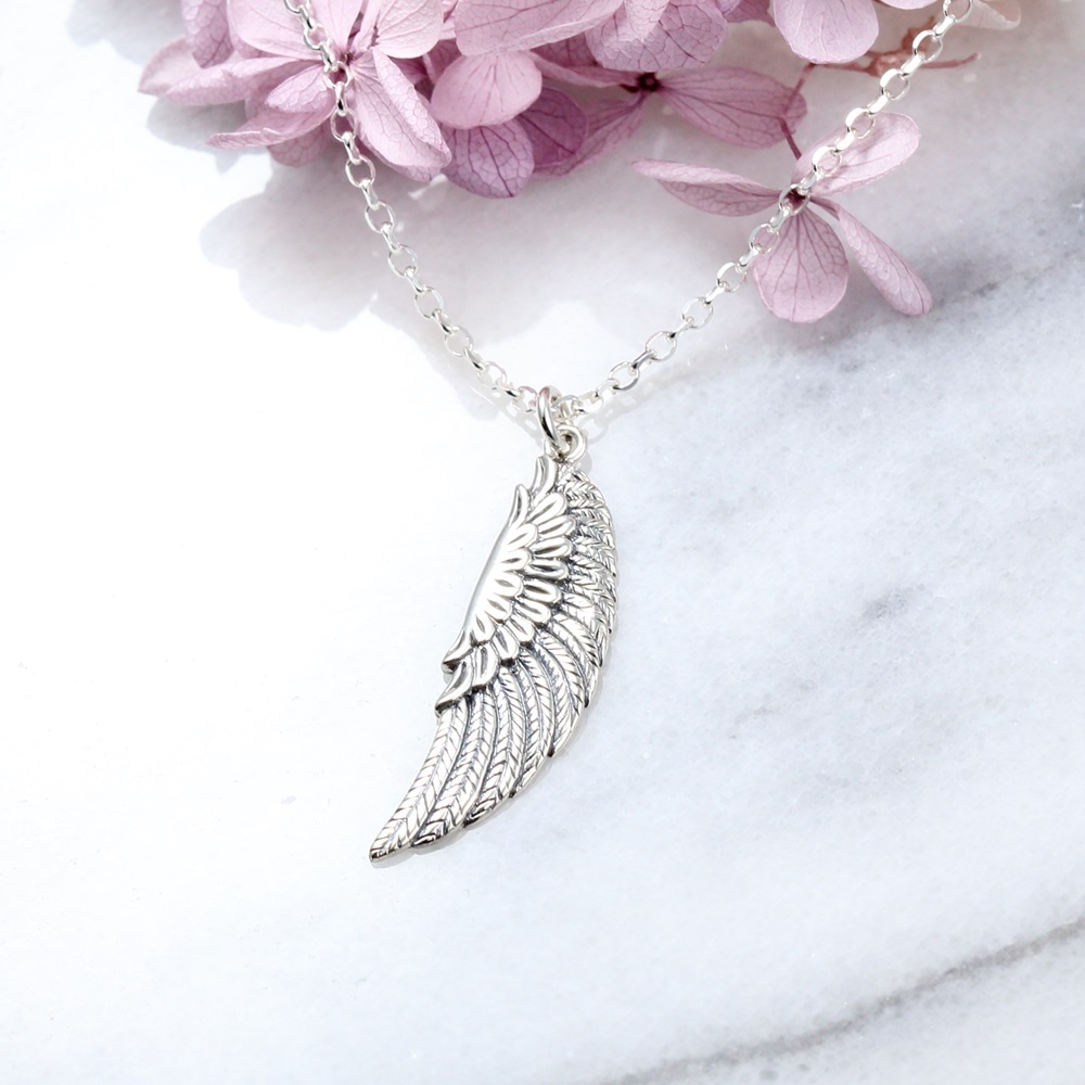 【Angel & Me】Eagle Wing s925 sterling silver necklace Valentine Day birthday gift, , large