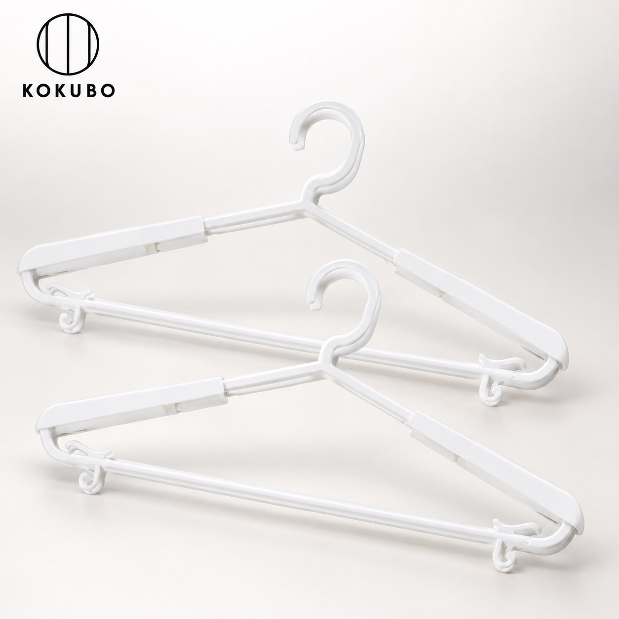 【HIYASU日安工坊】LAUND ROMAT 滑動簡約衣架 2入, , large