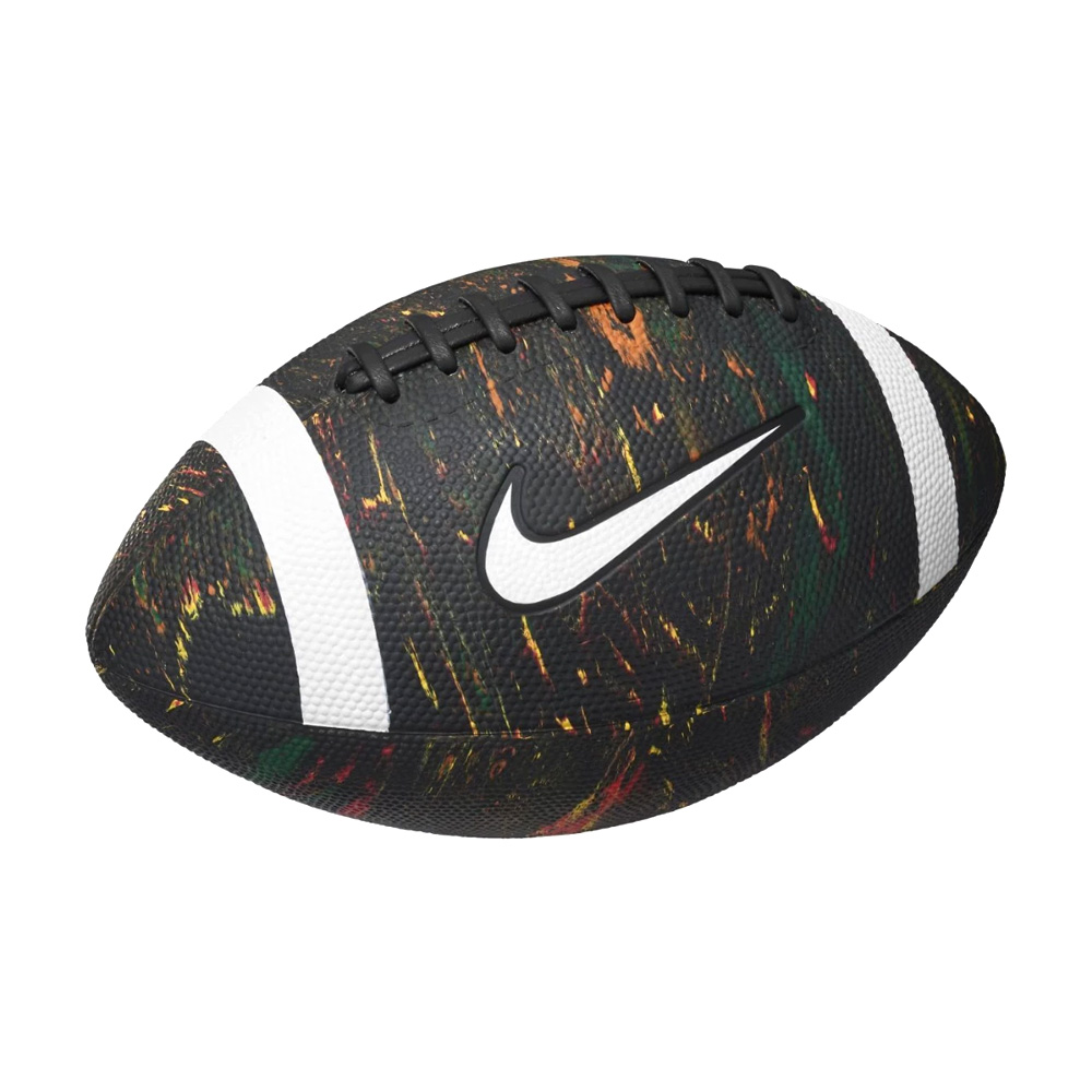 NIKE PLAYGROUND 橄欖球 9號球 美式橄欖球 比賽 訓練 戶外 運動 橡膠 耐用 緊密 黏手 手感佳 黑 棕, , large
