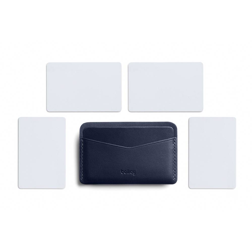 Bellroy Card Slip RFID防盜保護 皮革票卡夾 信用卡夾 名片夾 錢包 禮物 送禮 推薦(海軍藍), , large
