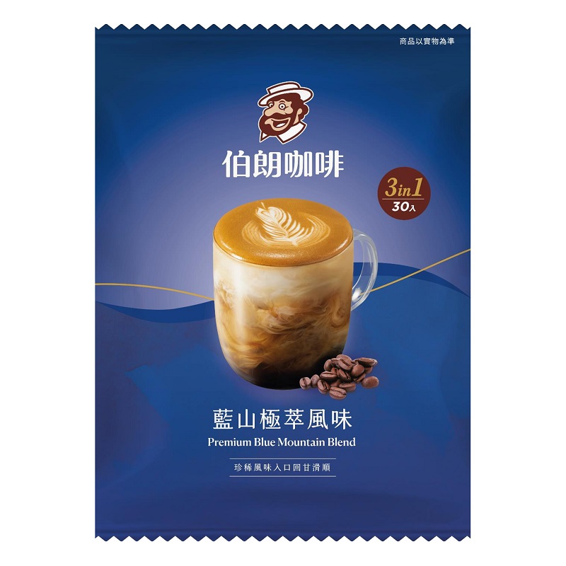 伯朗咖啡-藍山極萃風味三合一 15g x30, , large