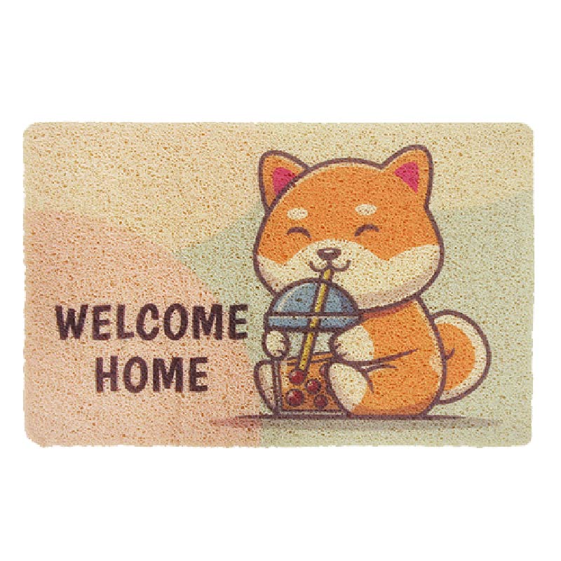 cute animal doormat, , large
