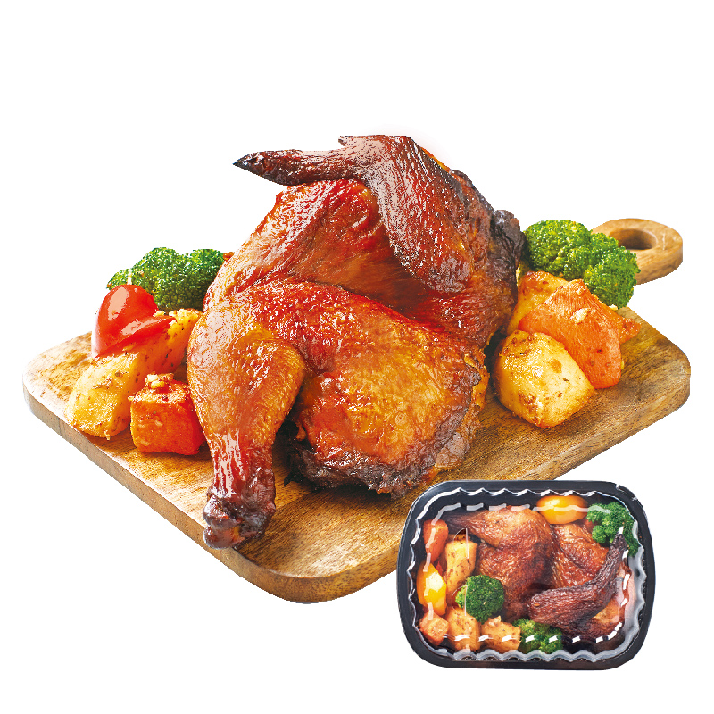 蔬菜烤半雞(熟品雞590g+蔬菜180g), , large
