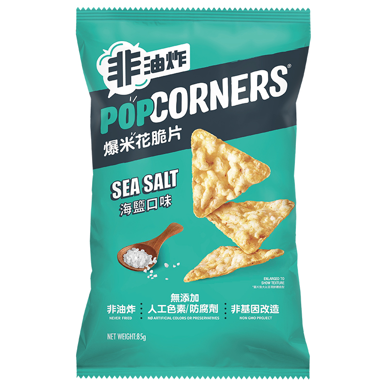 POPCORNERS爆米花脆片海鹽口味85g, , large