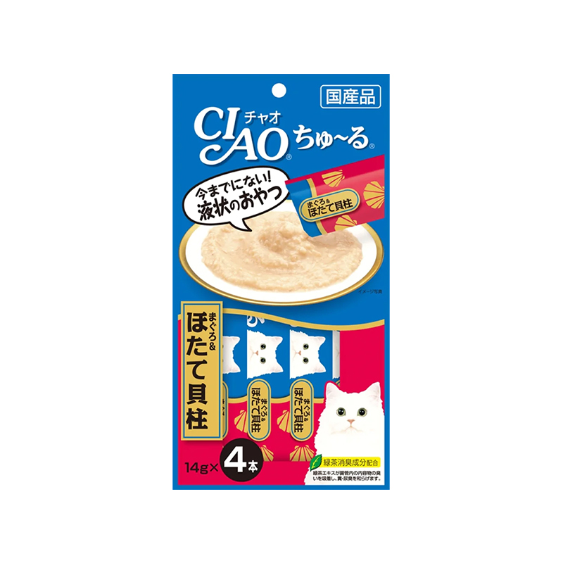 CIAO啾嚕肉泥-鮪魚+干貝, , large