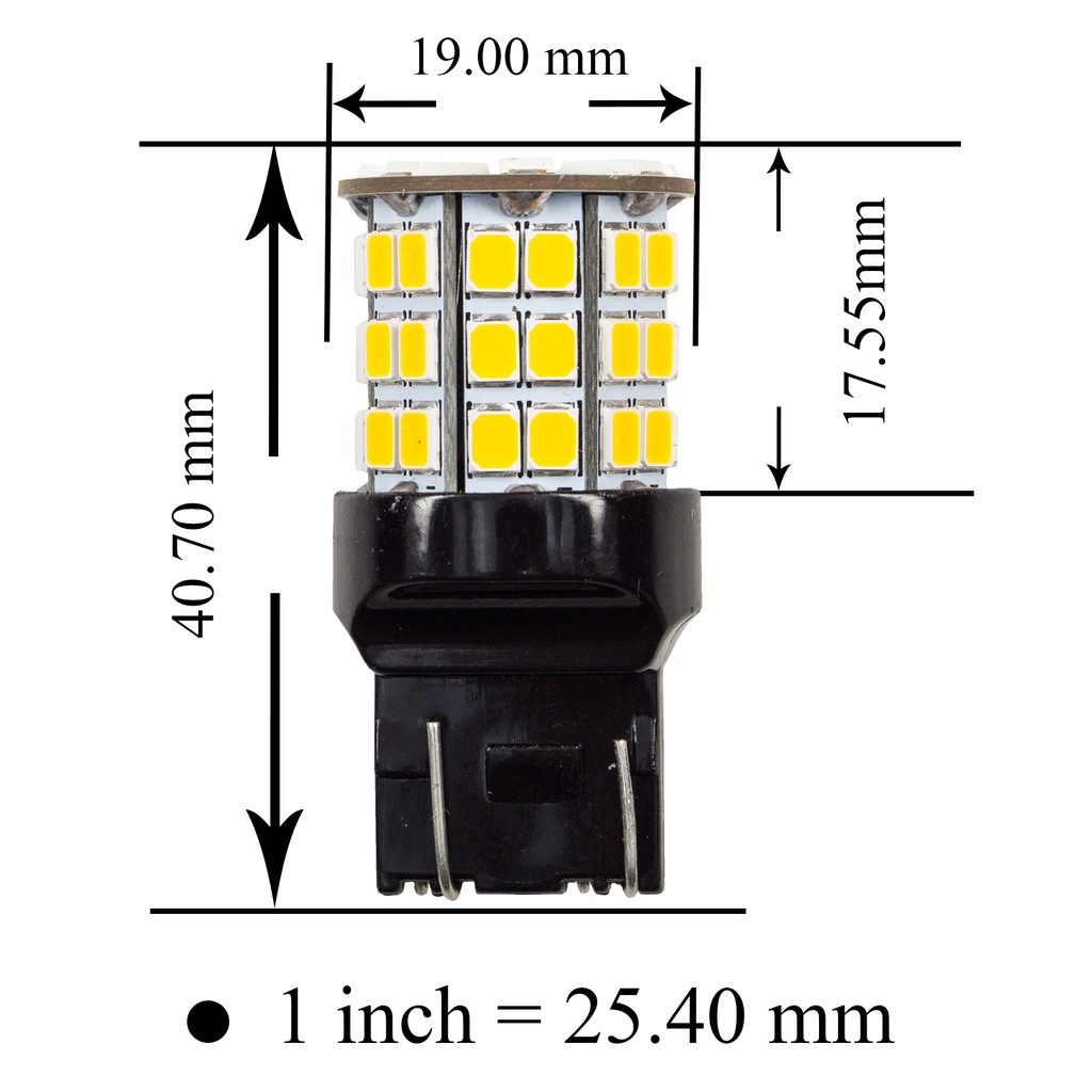 【PA LED】T20 7443 7440 49晶 5630 2835 SMD LED 橘光 黃光 方向燈 角燈 小燈, , large