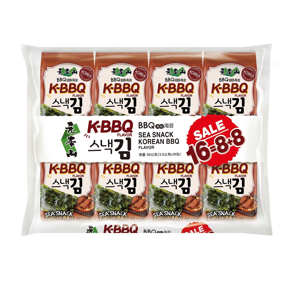 元本山朝鮮海苔BBQ風味量販袋, , large