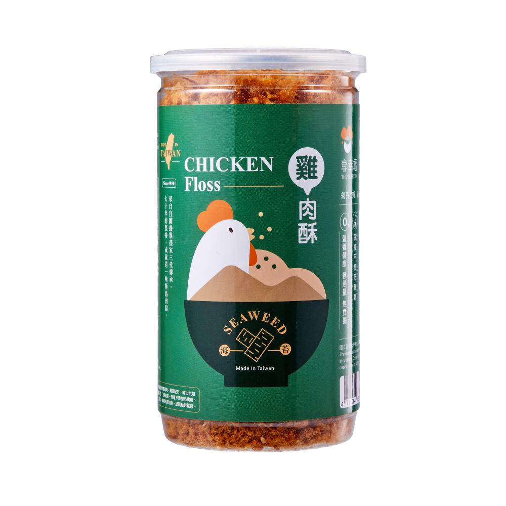 【ThinkFoods】Seaweed Chicken Floss (Plastic Pack), , large