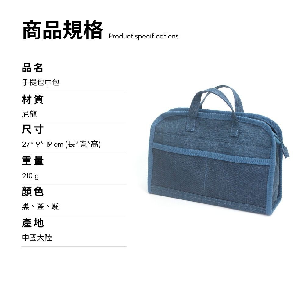 【YUNJOIN】Nylon handbag medium bag, , large