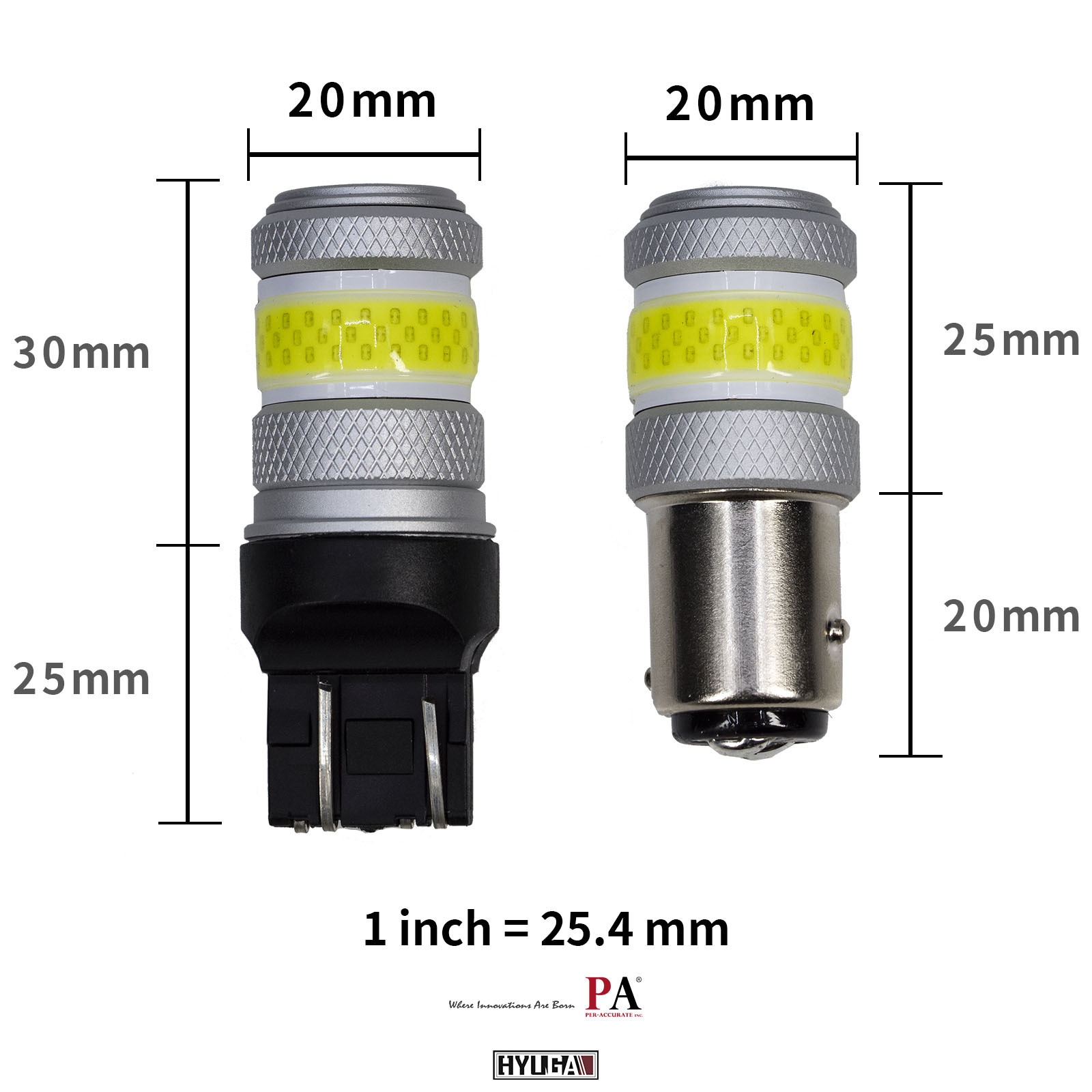 [PA LED] LED COB Automotive Exterior Reverse Light White T20(7443), , large