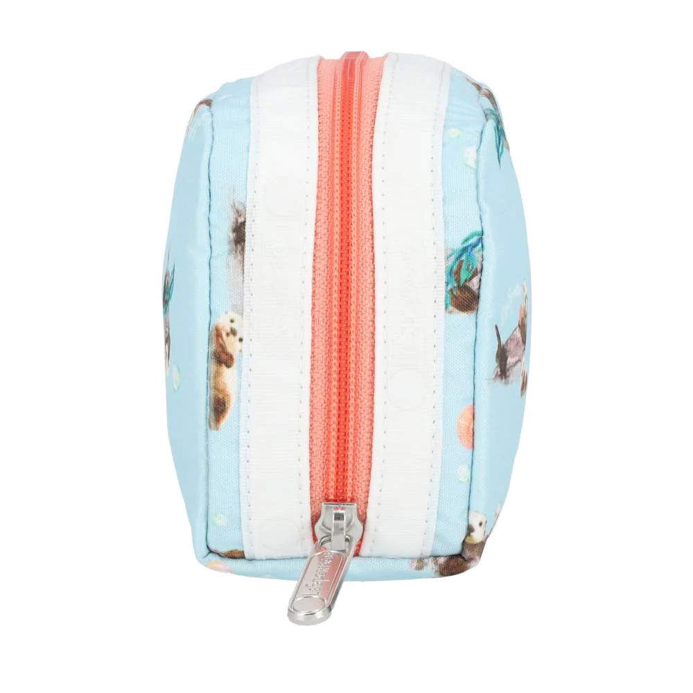 Lesportsac Rectangular Cosmetic 長形化妝包 盥洗包 收納包 女包(海洋風格水獺), , large