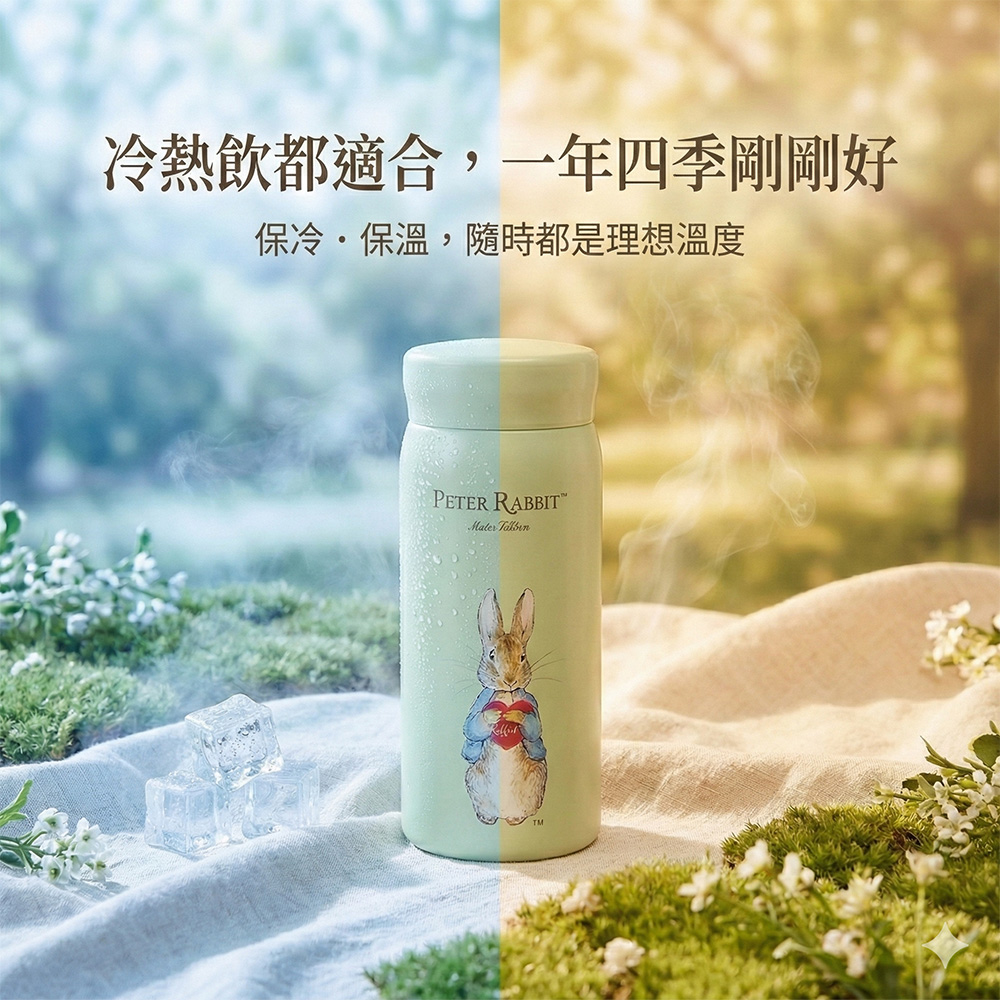 【世豐】Peter Rabbit比得兔316保溫瓶200ml-粉, , large
