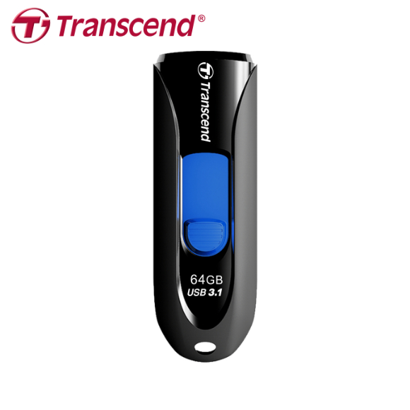 【Transcend】創見 JetFlash 790 USB 3.1 64GB 黑色 高速隨身碟 保固公司貨, , large