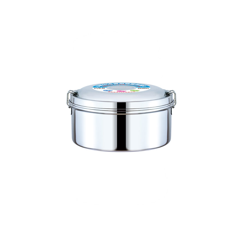 PEARL HORSE 316# Round Double-Layer Lunch Box &ndash; 12cm &ndash; TA-S-126-12, , large