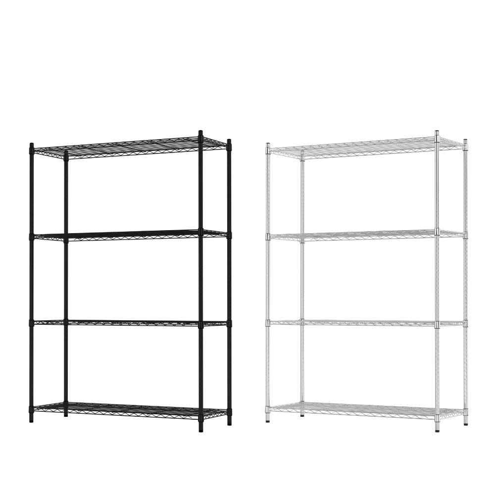 KIWISH 120X46 Multi-Size Storage Rack Heavy Duty Metal Shelving Unit, Made in Taiwan, Free Shipping, , large