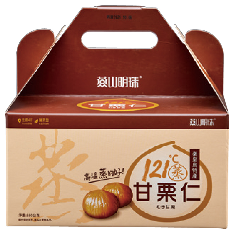 燕山明珠甘栗仁手提禮盒, , large