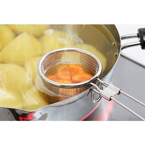 Pot side scalding strainer, , large