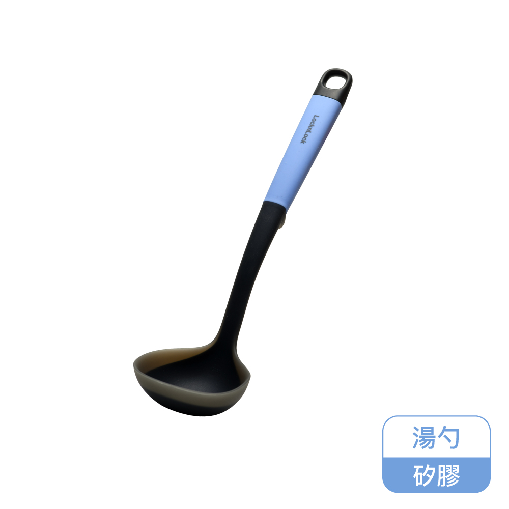 樂扣頂級白金矽膠耐熱烹具湯勺, , large