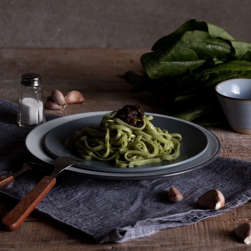  Handmade Sun-Dried Vegetable Noodles (Canned) &ndash; 7 Flavors: Tomato, Butterfly Pea, Pumpkin, Original, Dragon Fruit, Spinach, Goji Berry &ndash; No Preservatives, , large