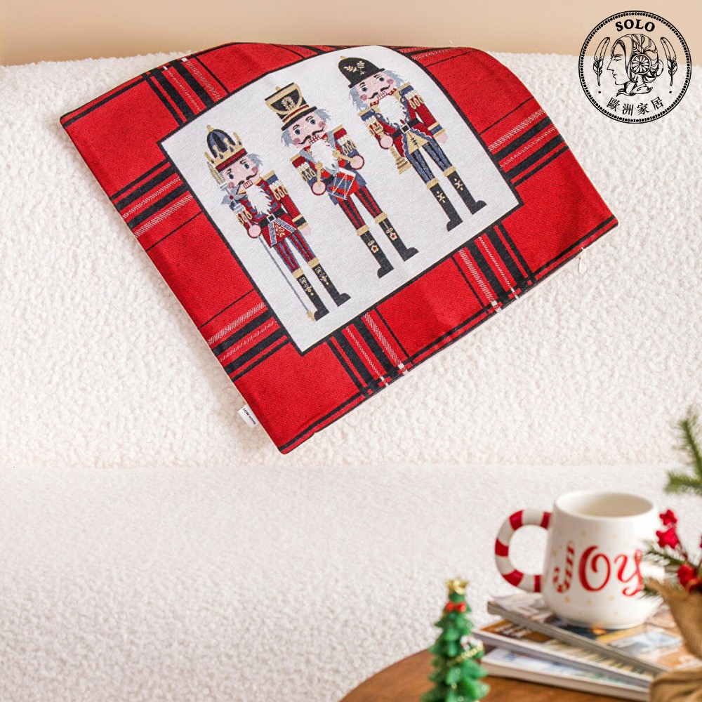 【SOLO Vintage】LCW Home 45cm Nutcracker Pillow Cover Made in Turkey, , large