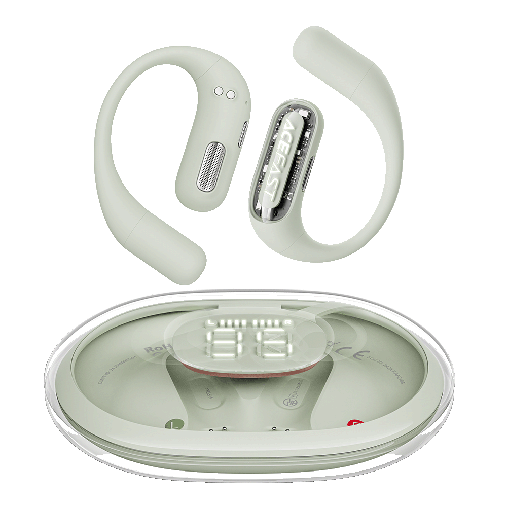 【ACEFAST】 ACEFIT PRO Crystal Open-Back Bluetooth Headphones-Gray, , large
