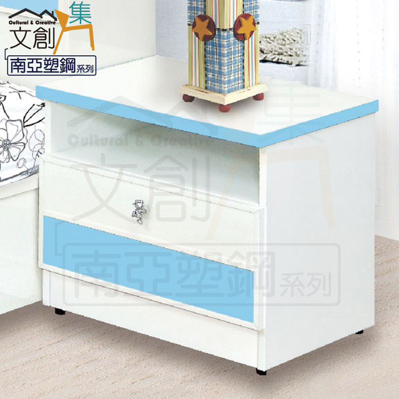 【文創集】爾文 環保1.6尺南亞塑鋼單抽床頭櫃/收納櫃(客約商品), , large
