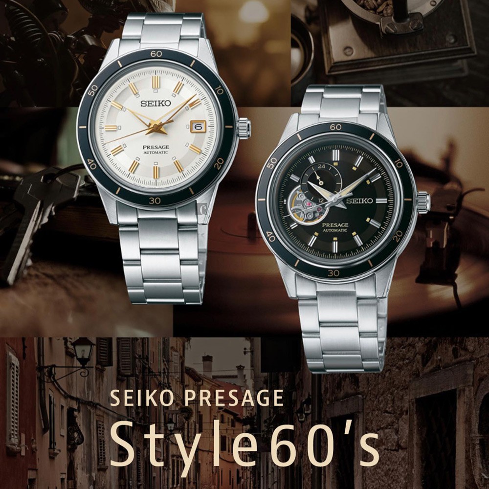 SEIKO 精工 Presage Style60&rsquo;s系列機械錶 4R35-05A0S/SRPG03J1, , large