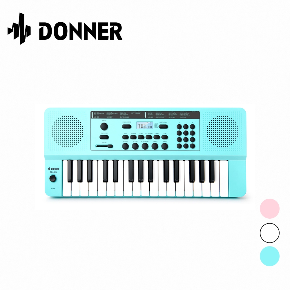 Donner DEK-32A 32鍵 迷你電子琴 多色款【敦煌樂器】, , large