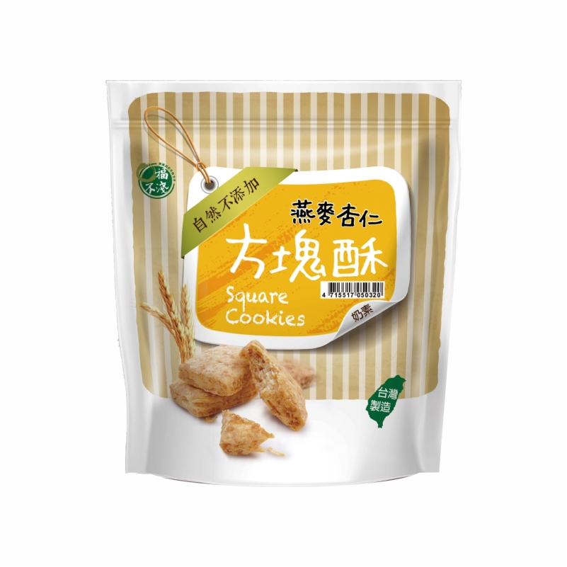 Koufood OatAlmond Square Cookies, , large