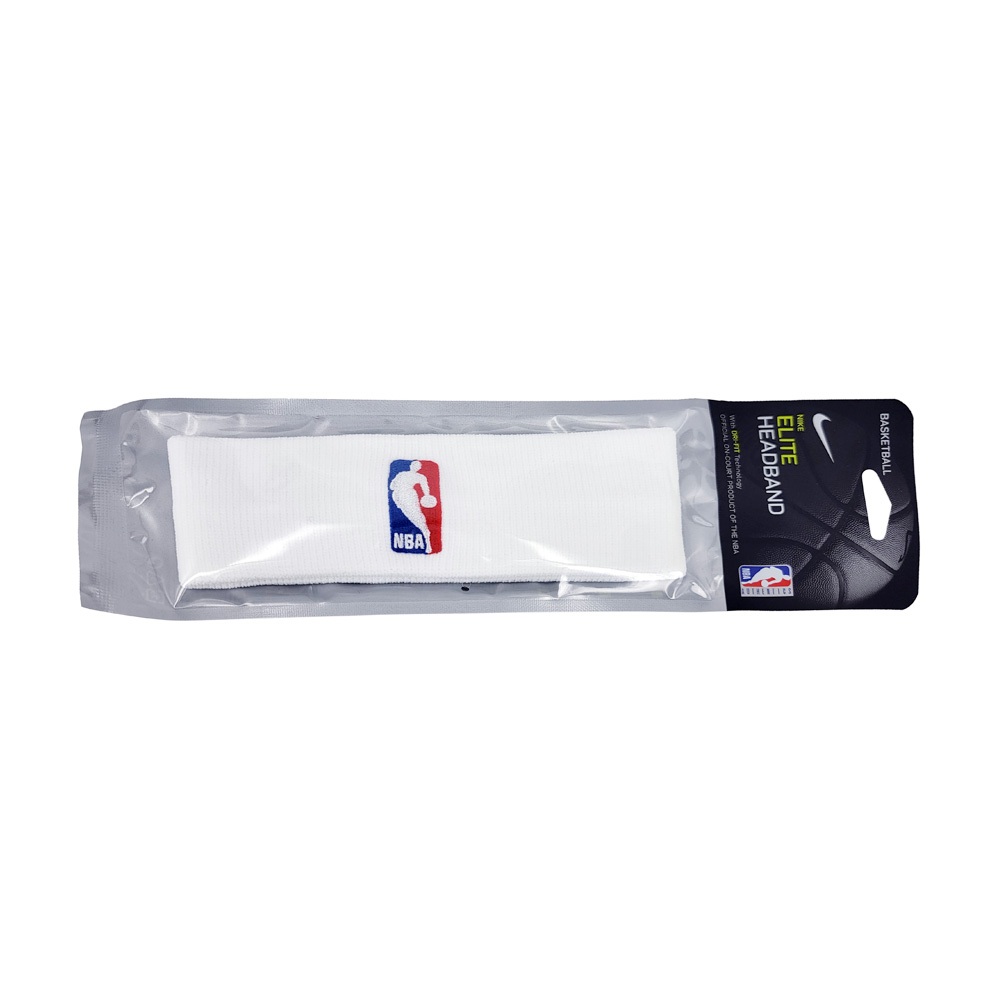 NIKE NBA DRI-FIT 頭帶 止汗髮帶 健身 訓練 跑步 戶外 運動 吸汗 乾爽 透氣 彈性 柔軟 舒適 白, , large
