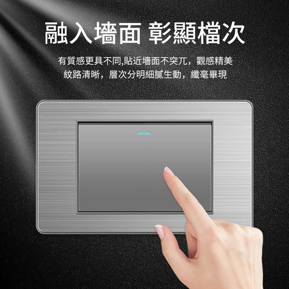 美式面板扁3孔USB+TYPE-C, , large