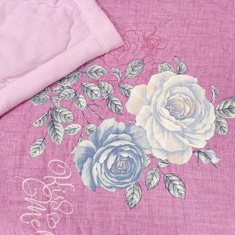 [CINN Far-Infrared] Nano FIR Deep Purple Rose Blanket &ndash; Autumn/Winter Edition｜3.5 x 5 ft, , large