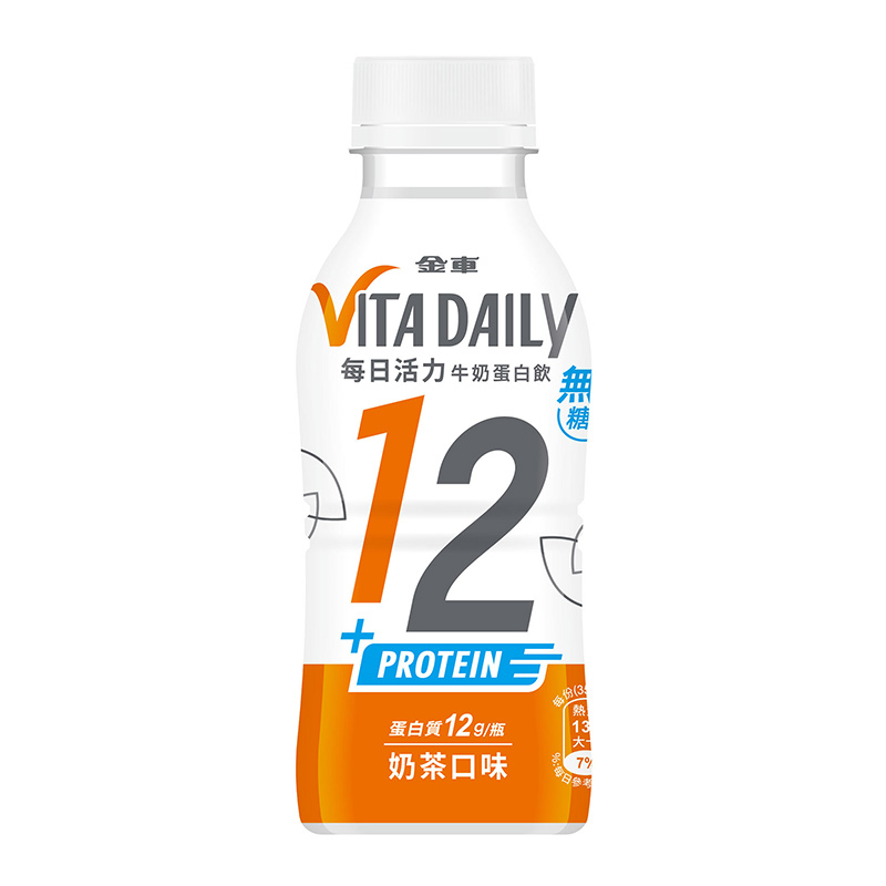 VITA DAILY PROTEIN DRINK MILK TEA FLAVOR, , large