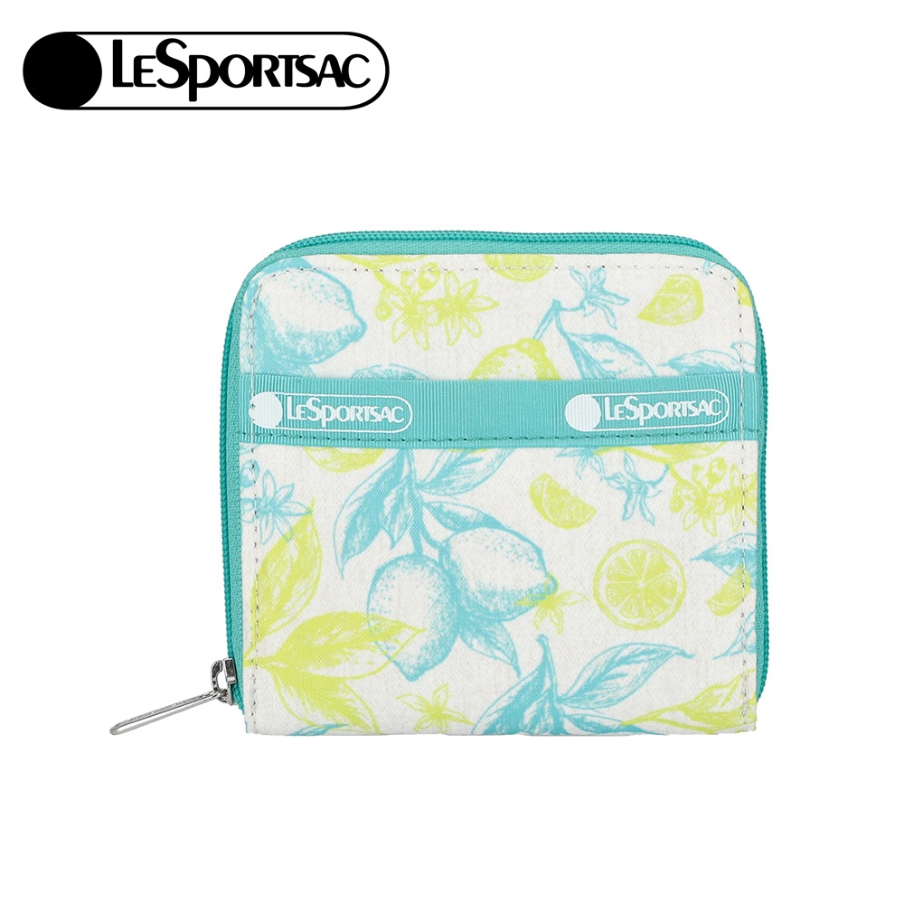 |快速出貨|Lesportsac Compact Zip Wallet 極簡輕薄錢包-青檸新綠, , large
