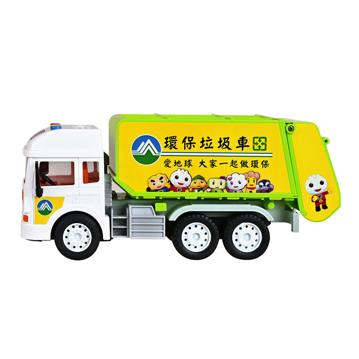 [風車圖書] FOOD超人城市聲光慣性垃圾車, , large