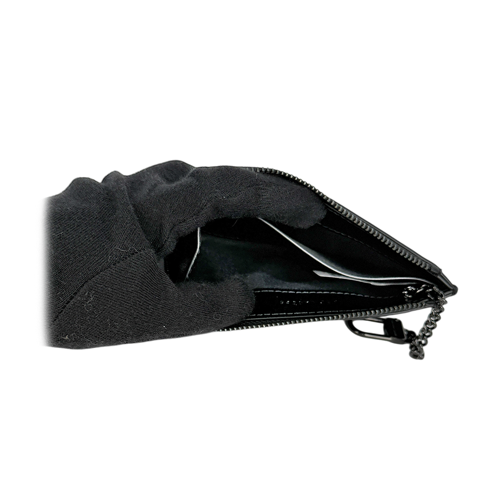 MARC JACOBS The Snapshot DTM 防刮皮革附勾釦拉鍊零錢包/卡夾包/黑色, , large