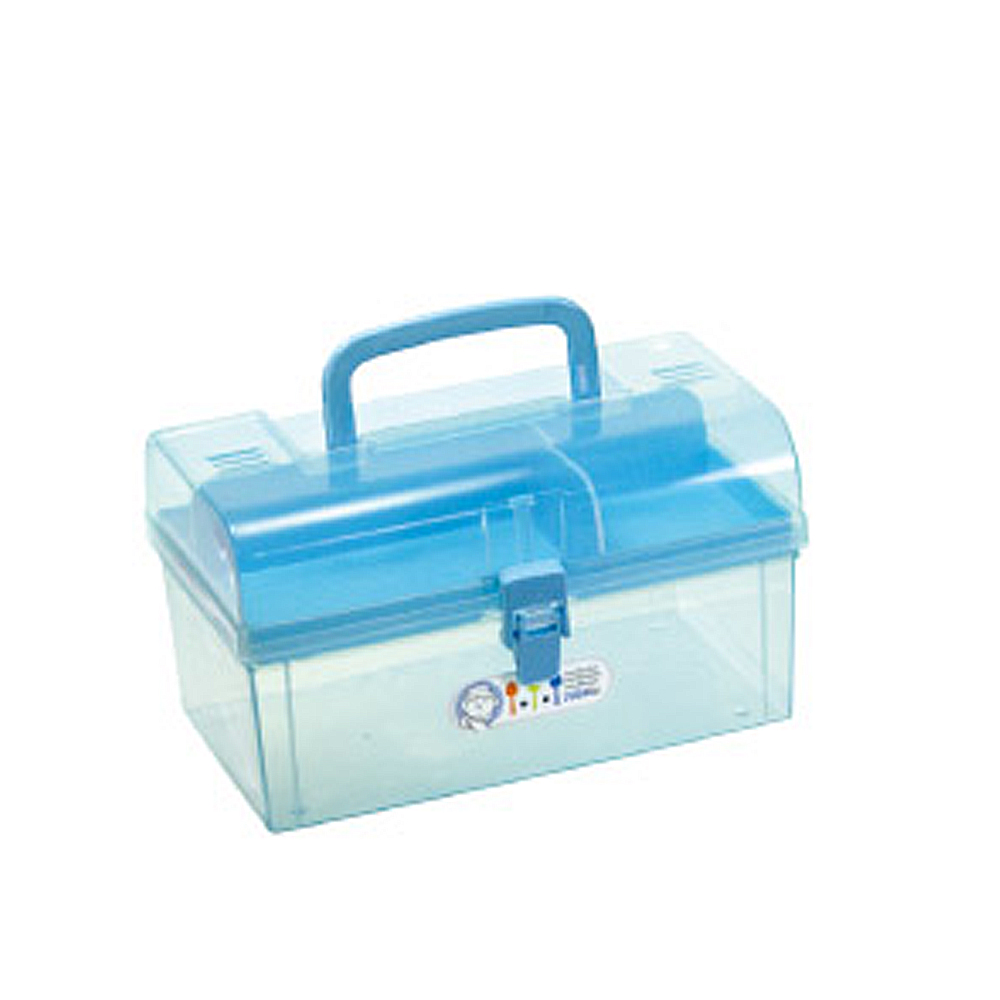 【龍品文創】佳斯捷  8433 中旅行家置物盒-1個入-藍, , large