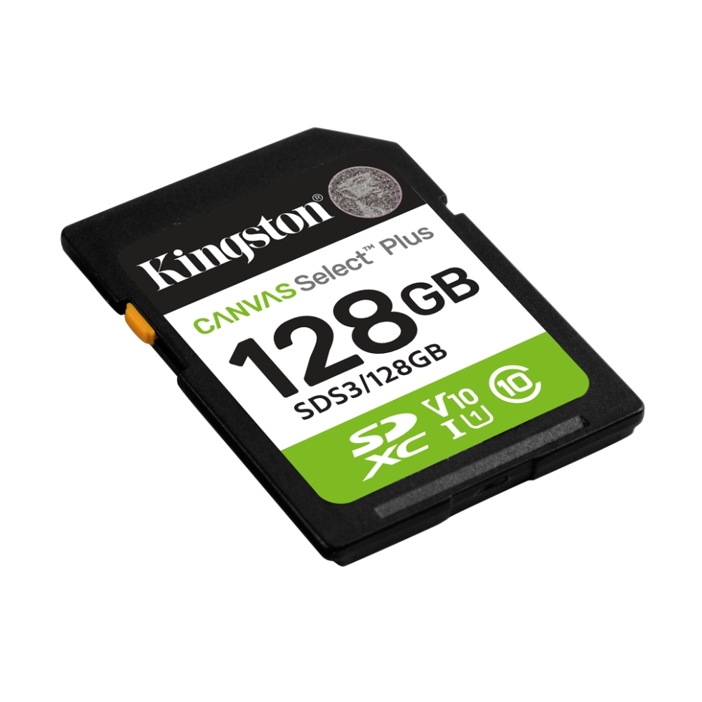 【Kingston】Canvas Select Plus 128GB SDXC U1 V10 UHS-I 記憶卡 讀取速度:150MB/s, , large