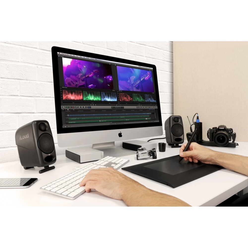 IK Multimedia iLoud Micro Monitor 監聽喇叭 白色/黑色【敦煌樂器】, , large